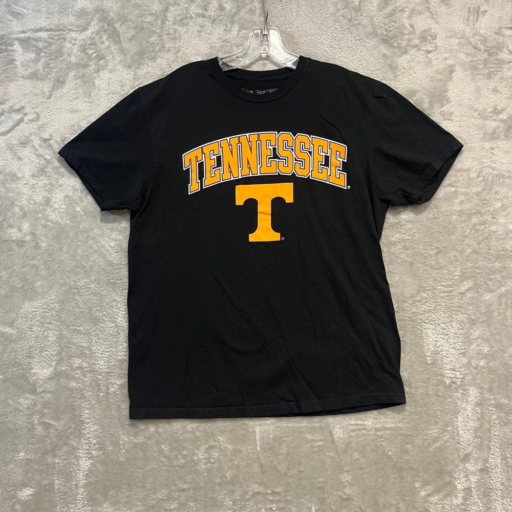 The Victory T-Shirt Mens Large Black Tennessee Volunteers NCAA Power T Graphic